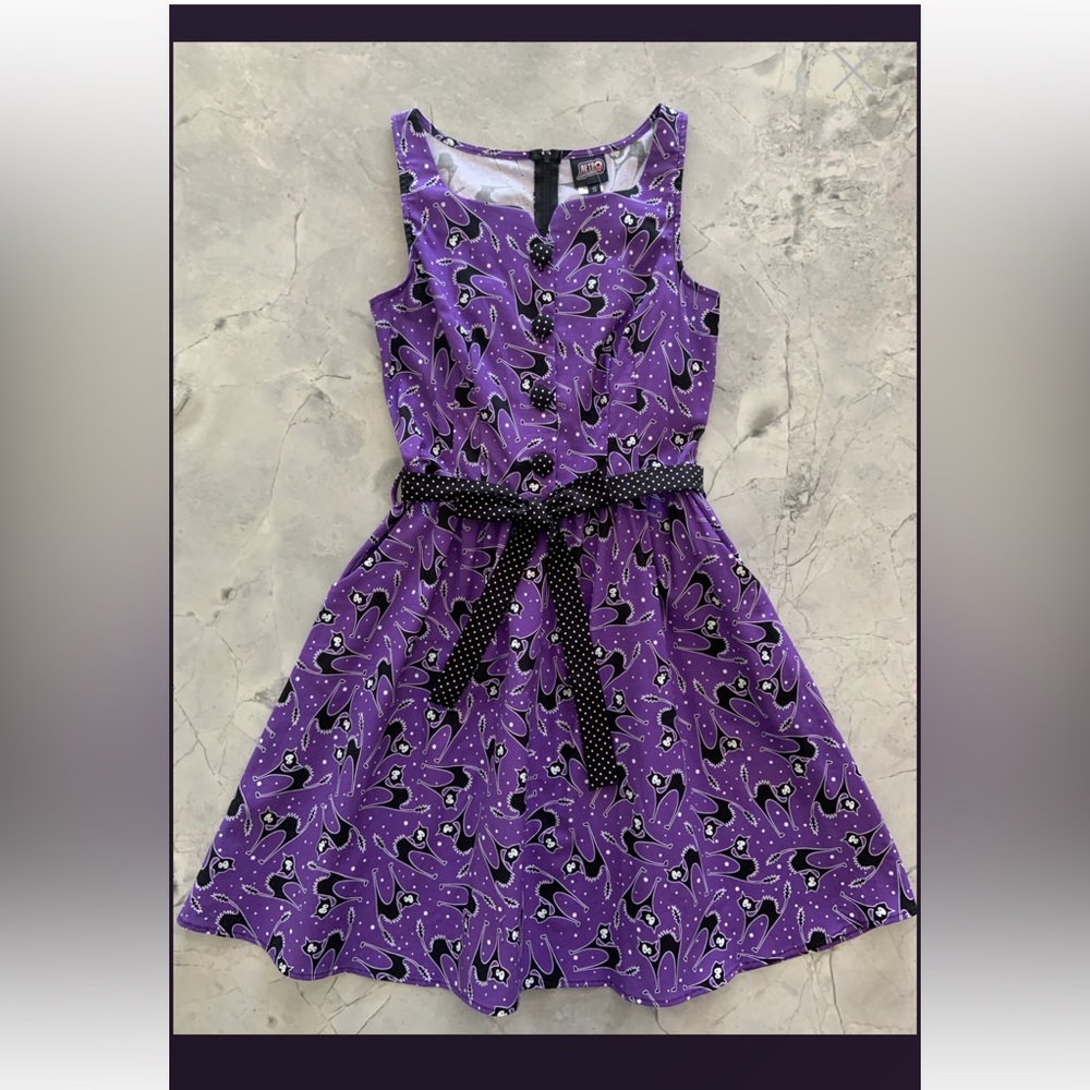 Retrolicious scaredy cat dress in 2xl.